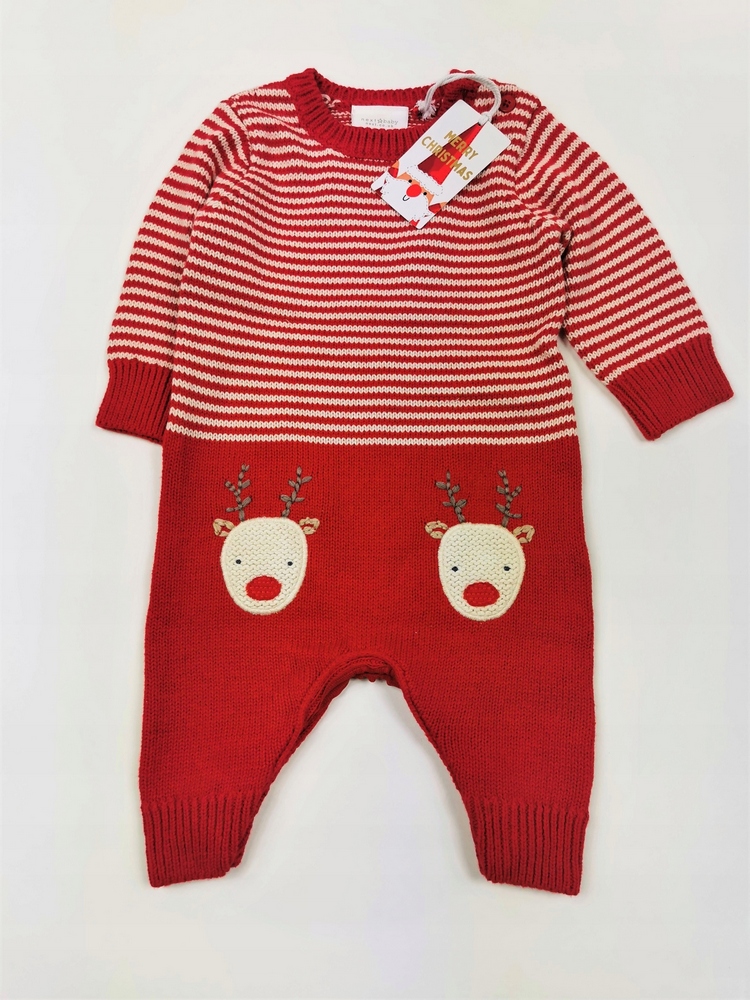 Dupačky - Baby Rampers nasledujúce 62 biele, červené