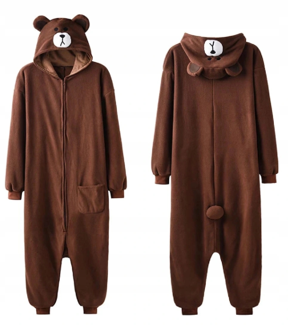 Kostým, maska - Onesie pyžamy kigurumi kostým medveď medvedí