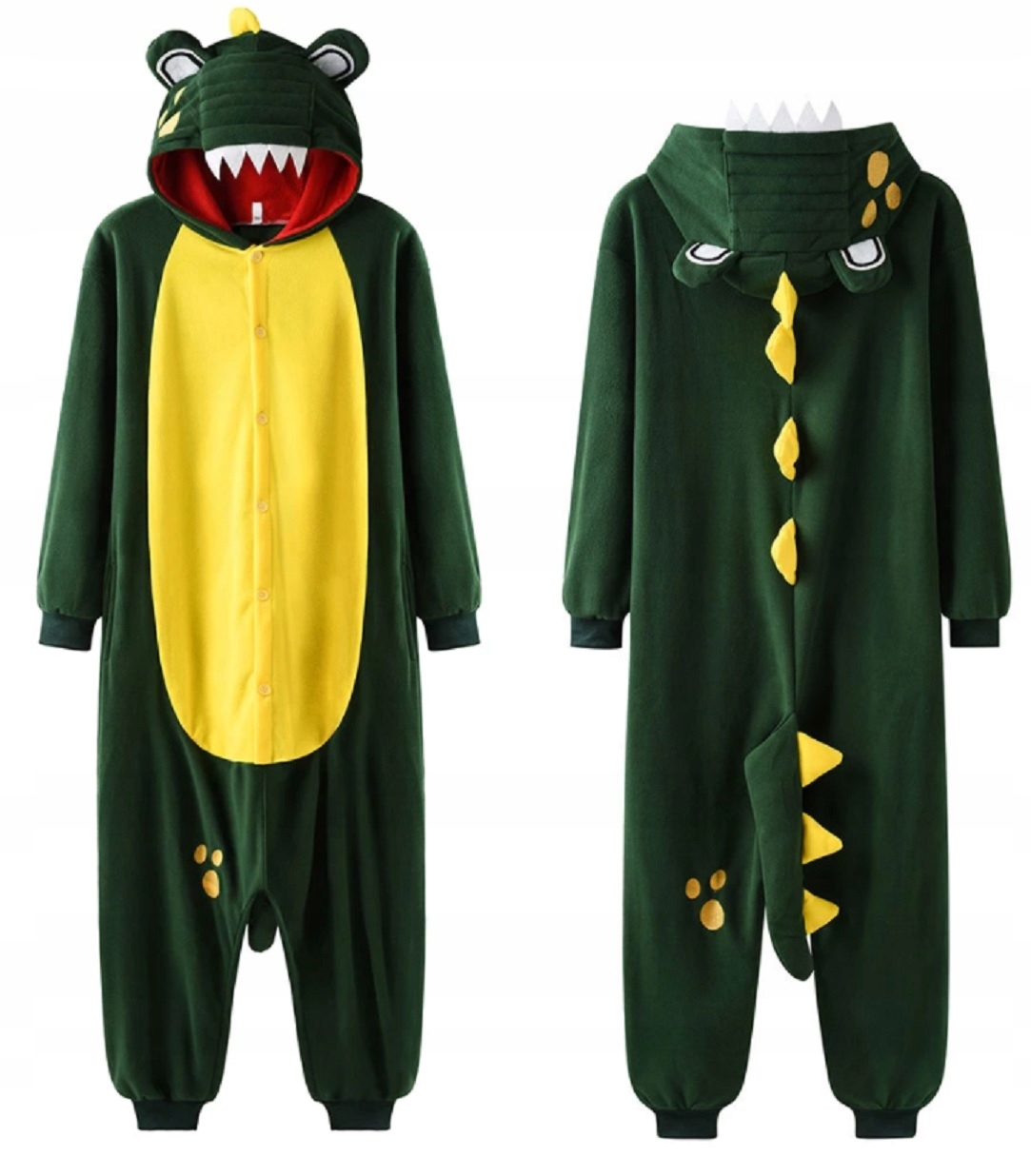 Kostým, maska - Kostýmy pyžamí kigurumi krokodíl s-xl
