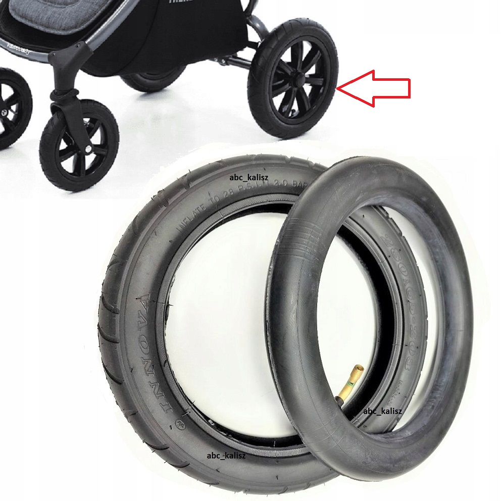 Koleso, pneumatika na kočík - Pneumatika +vnútorná trubica pre Valco Snap Trolley 4 Zadný trend