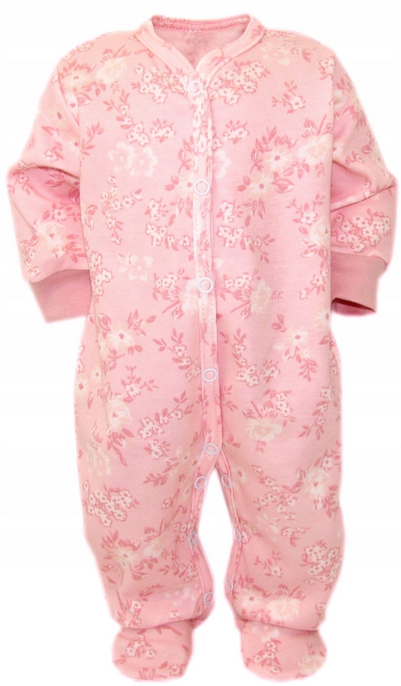 Dojčensky overal - PAJACKEK Kaia-baby 74 biela, ružová, šedá