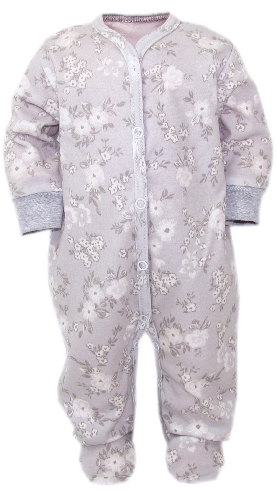 Dojčensky overal - PAJACKEK Kaia-Baby 74 biela, šedá