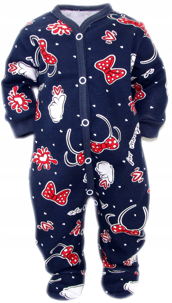 Dojčensky overal - PAJACKEK Kaia-Baby 74 biela, červená, námornícka modrá