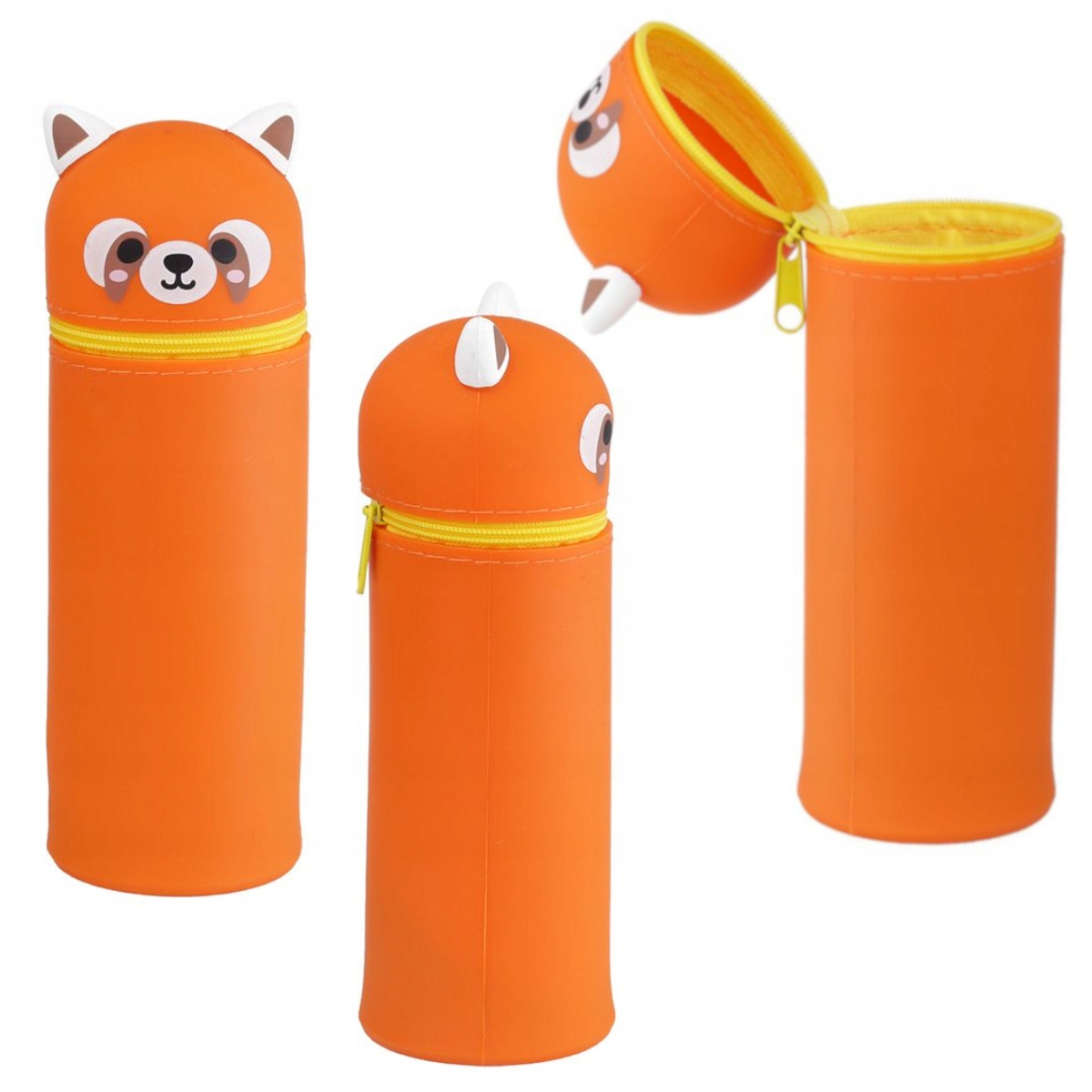 Školský peračník - Panda Panda Ruda Silikone Cencil Case, Telescopic Great