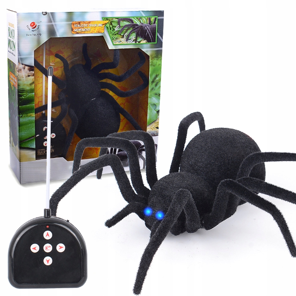 HALLOWEENSKÁ DEKORÁCIA PAVÚK ŠÁL SVIETIACÍ
