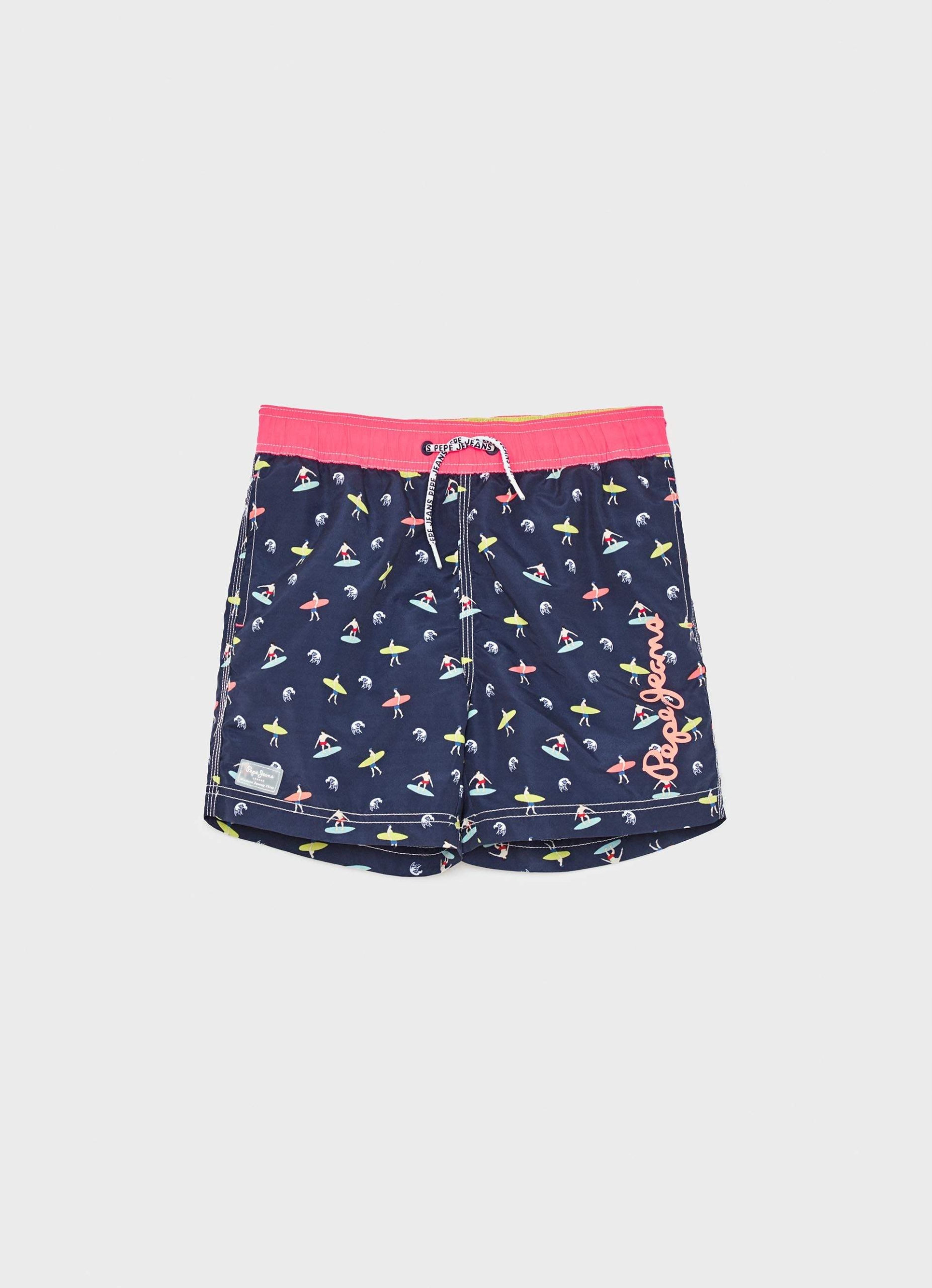 Detské plavky - Pepe Jeans Boxers. 12 Navy modrá