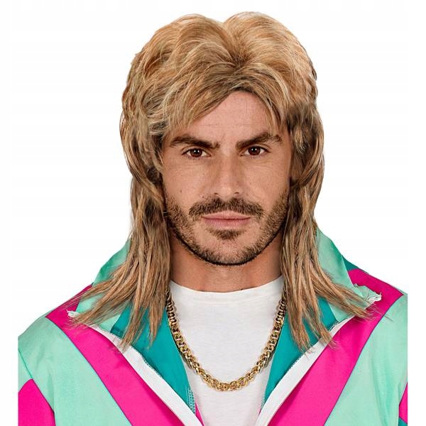 Kostým, maska - Super parochňa s vrkôtmi a korálkami