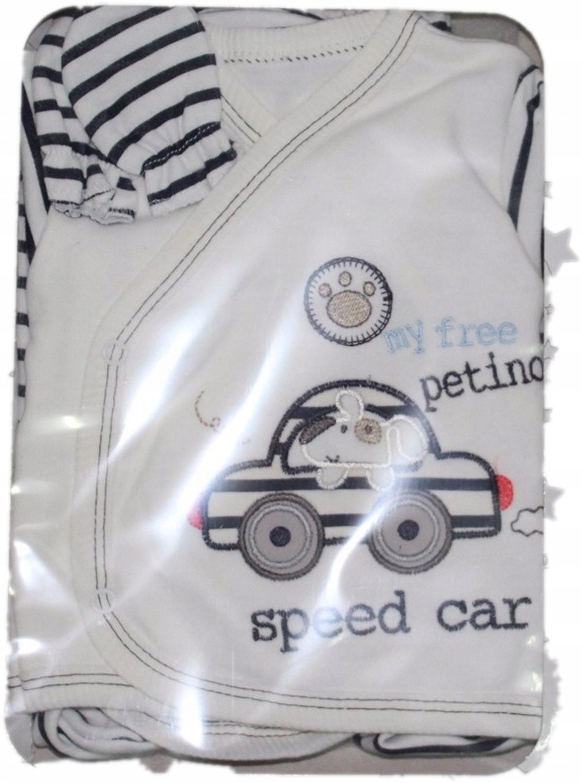 Detský komplet - Baby Set 62 ECRU, Navy Blue 5 PCS.