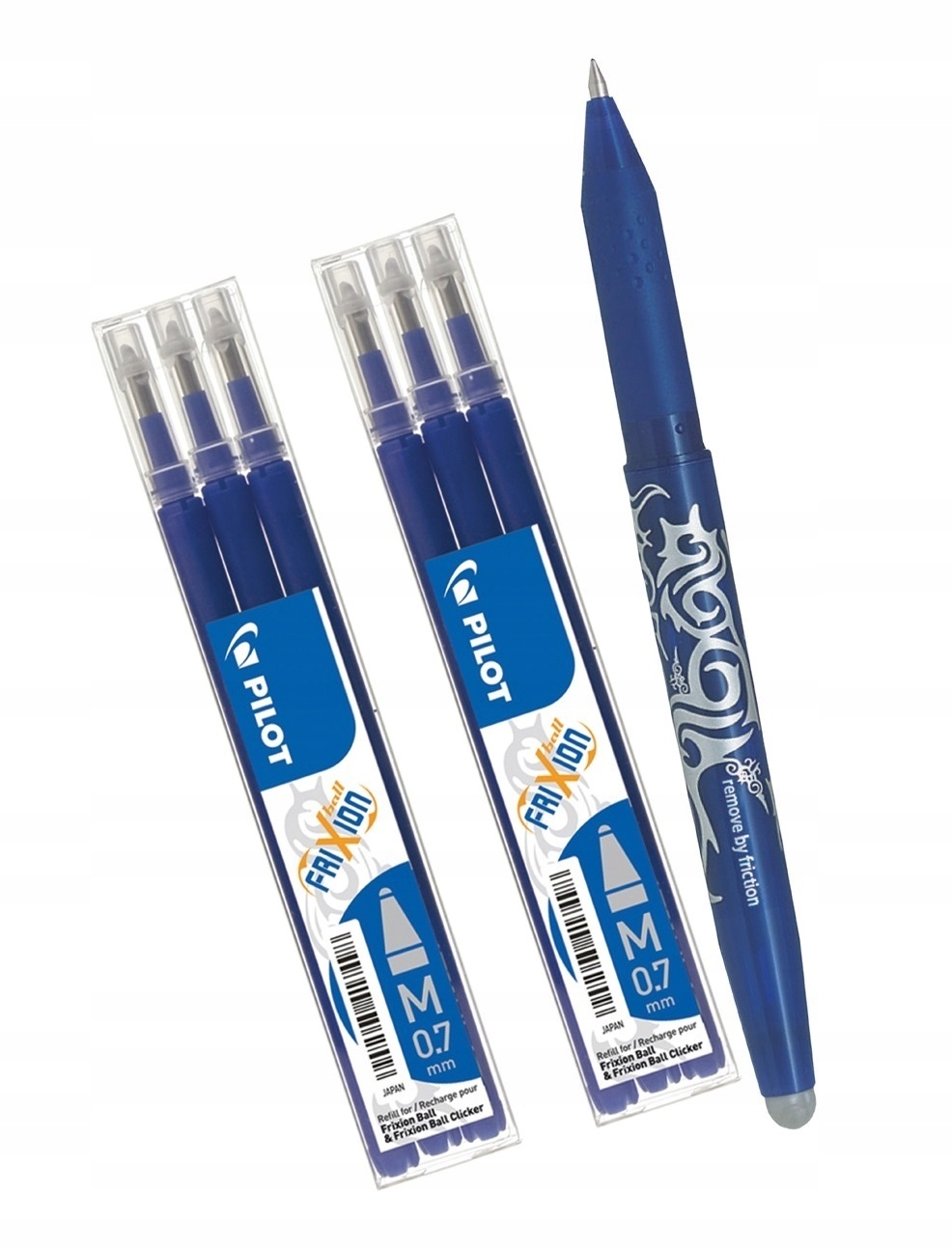 Blue Pilot BL-FR7-L + 2 × Peop Frixion BLS-FR7-L-S3 Peno
