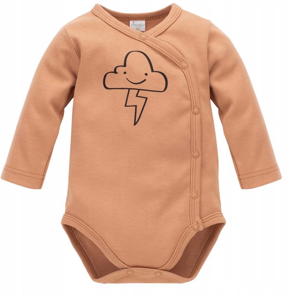 Detské body - Dlhá -sleeved Bodyson Pinocchio Veľkosť 62