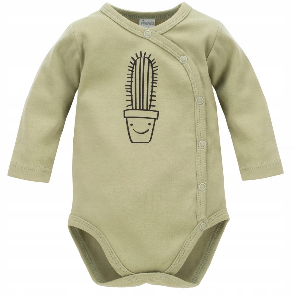 Detské body - Dlhá -sleeved Bodyson Pinocchio Veľkosť 56