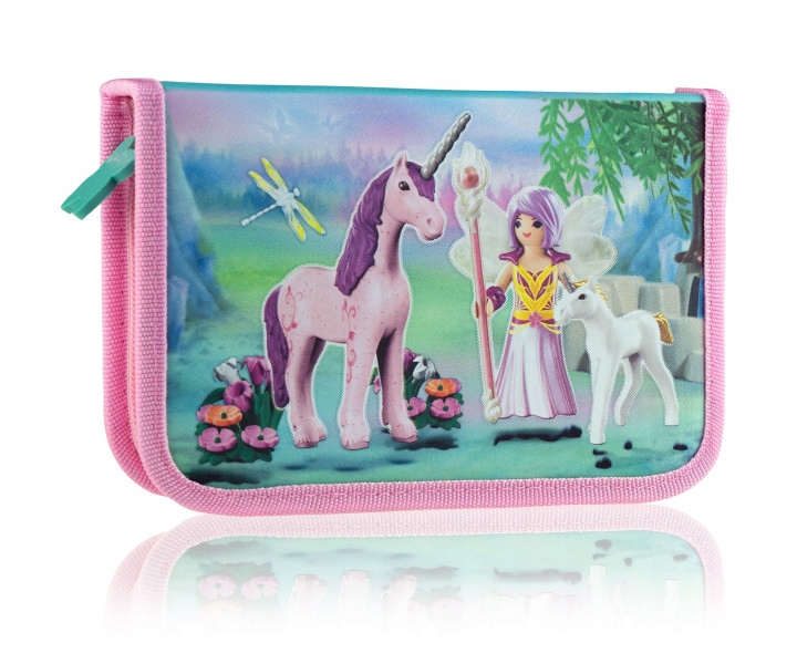 Školský peračník - Dva prípadové puzdro na ceruzku bez vybavenia PlayMobil