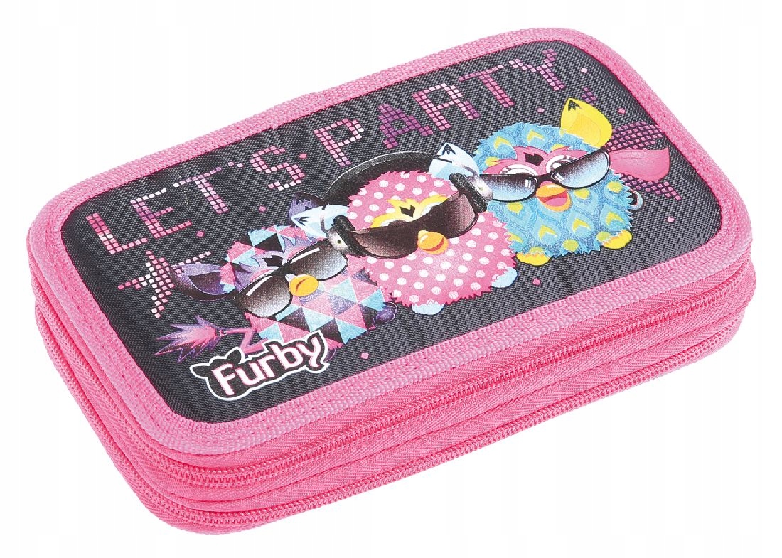 Školský peračník - Dva prípadové puzdro na ceruzku Furby Play Disco
