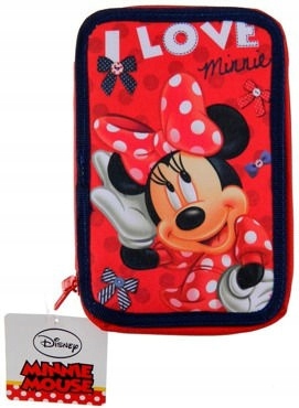 Školský peračník - Minnie Mouse Cencil Case Dvojité vybavenie