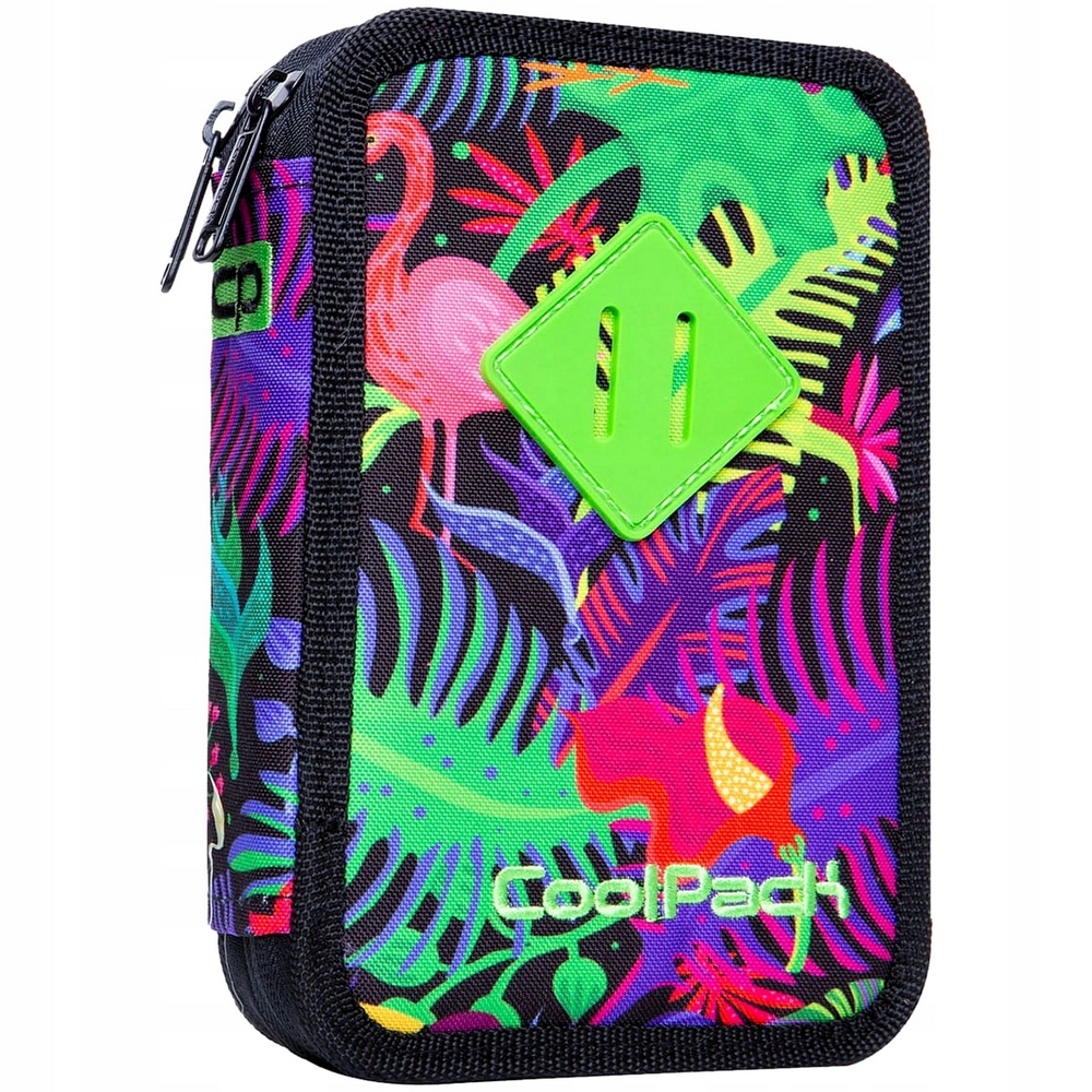 Školský peračník - Coolpack 2-komerčné džungľa farieb Puzdro