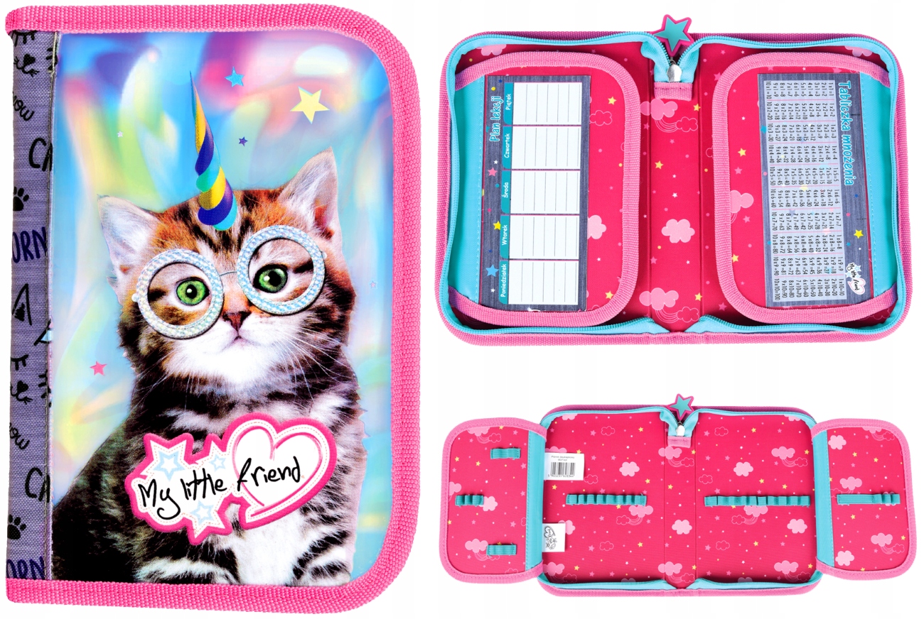 Školský peračník - Dva prípady školskej ceruzky. Unicorn Cat 628344