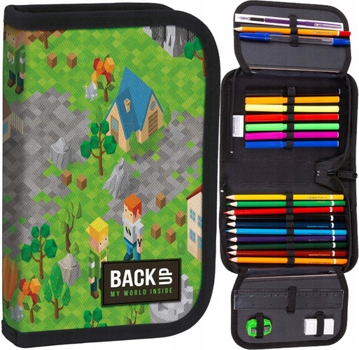 Školský peračník - Školská ceruzka Case Girls 'Unicorns Coolpack
