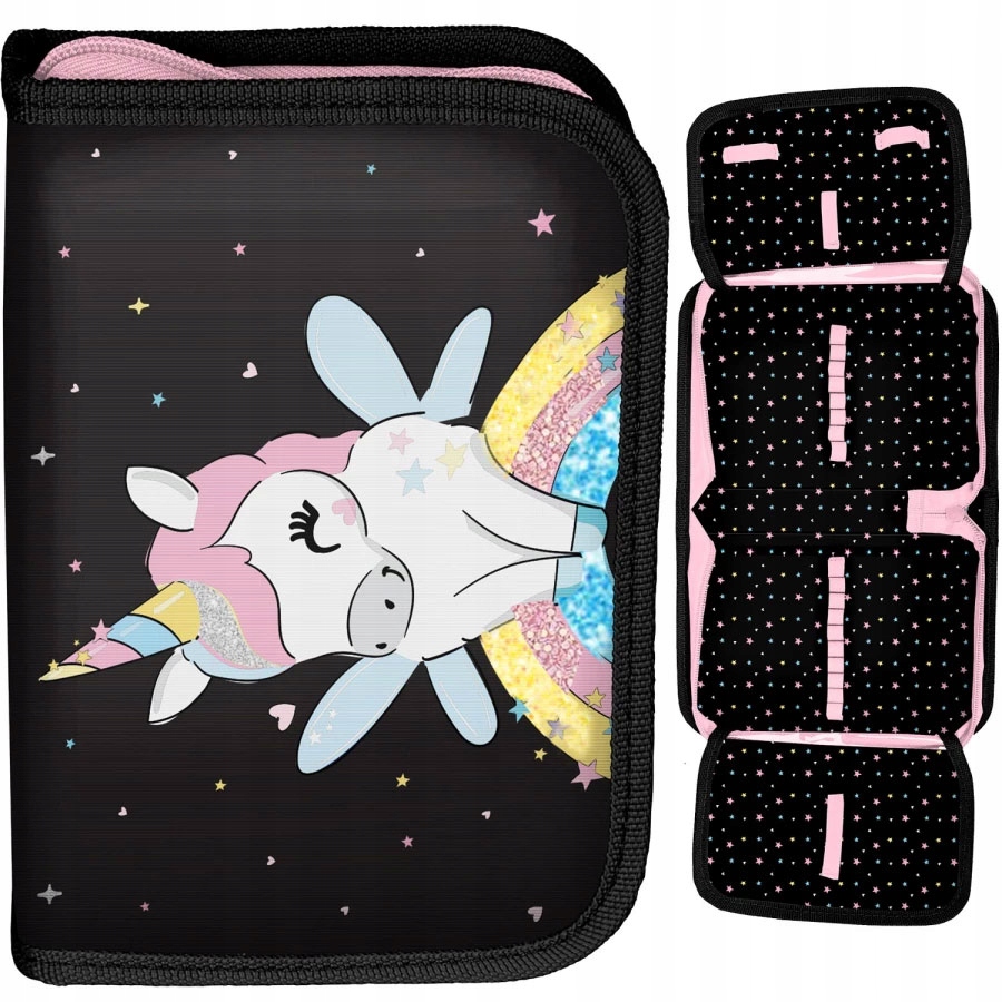 Školský peračník - Dvojplátový prípad Unicorn School Cencil Case