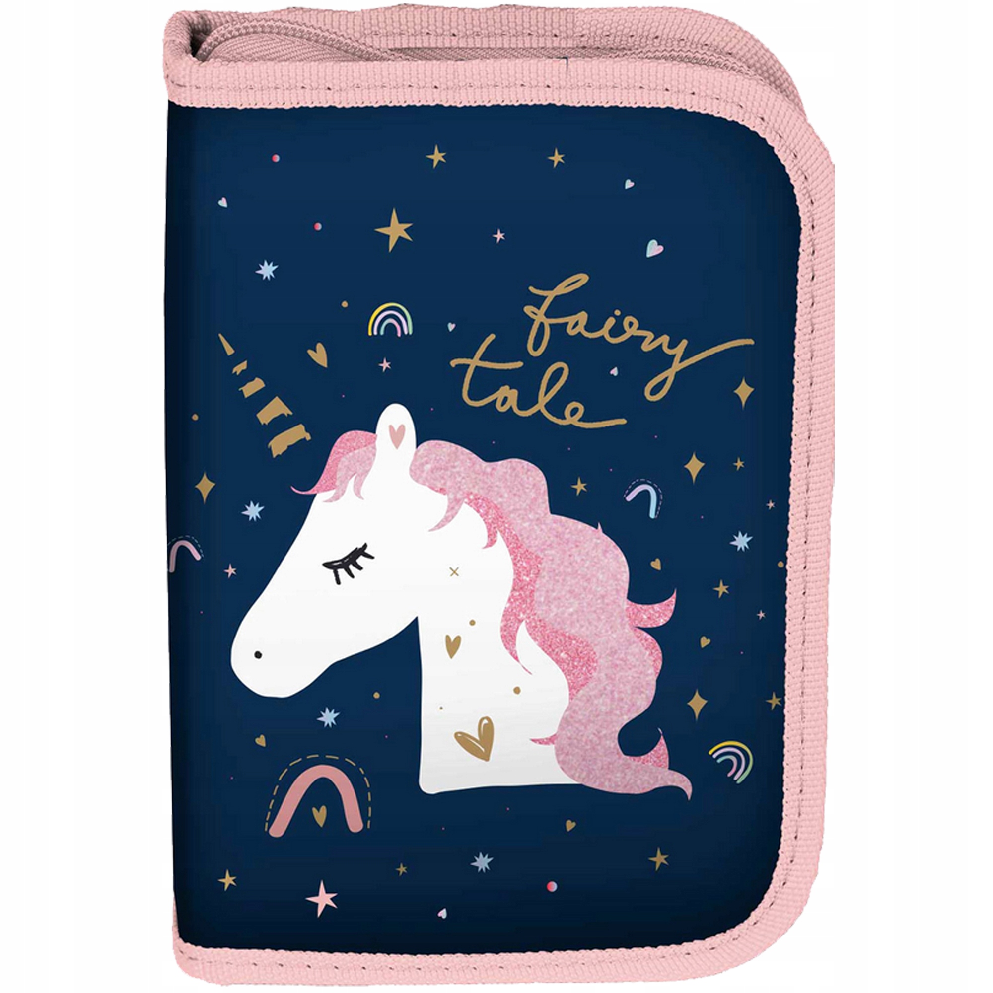 Školský peračník - Prípad školskej ceruzky vybavený dievčaťom Unicorn