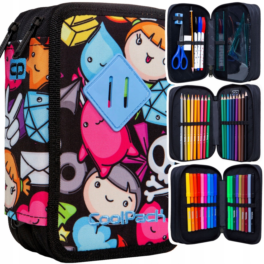 Školský peračník - Coolpack Campus Cencil Case Case School Schet Peach