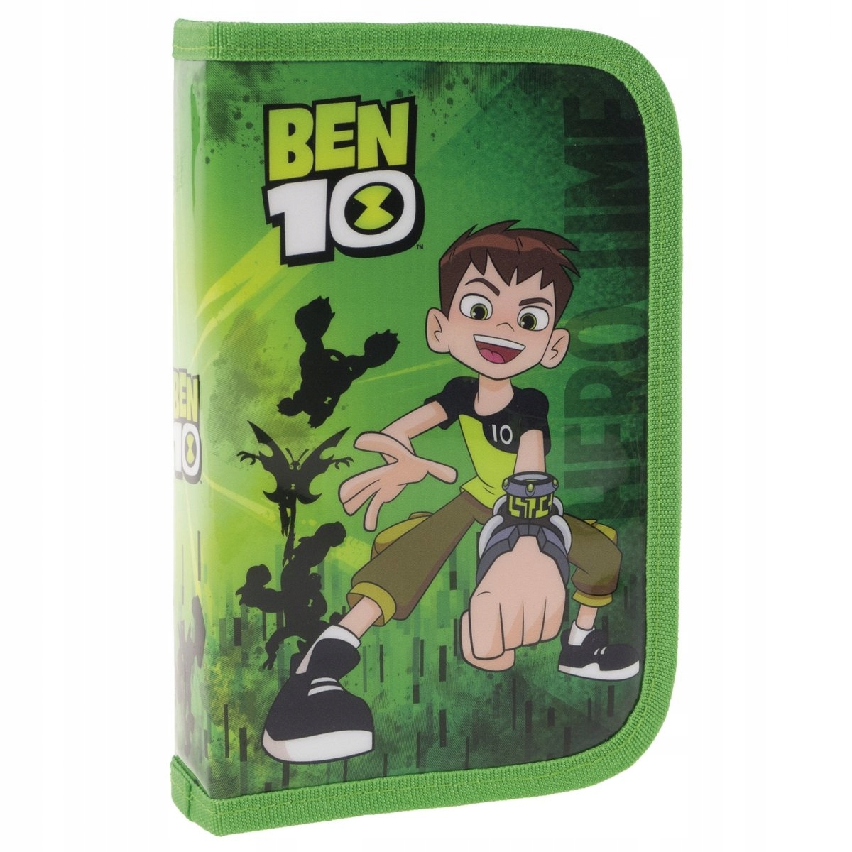 Školský peračník - Puzdro na ceruzku so zariadením Ben 10 Zelený derform