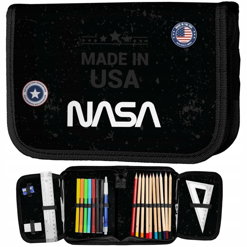 Školský peračník - Prípad školskej ceruzky s NASA Equipment Black Paso