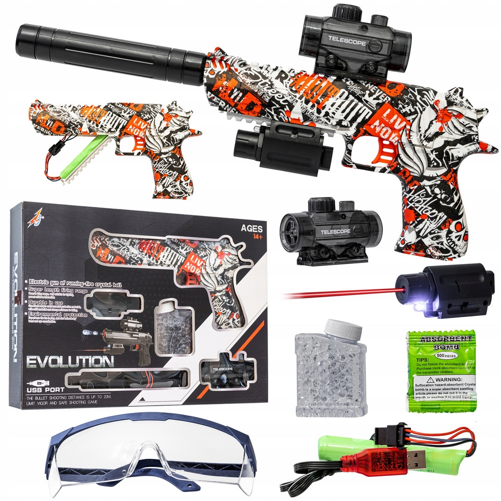 Detská puška - Deagle Automatická pištoľ pre gélové gule CSGO