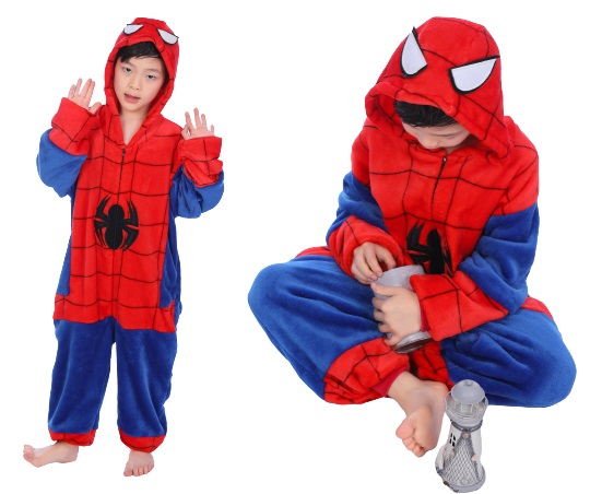 Pyžamo, župán - Onesie (kombinézy) papilio veľkosť 140 červená, námornícka modrá