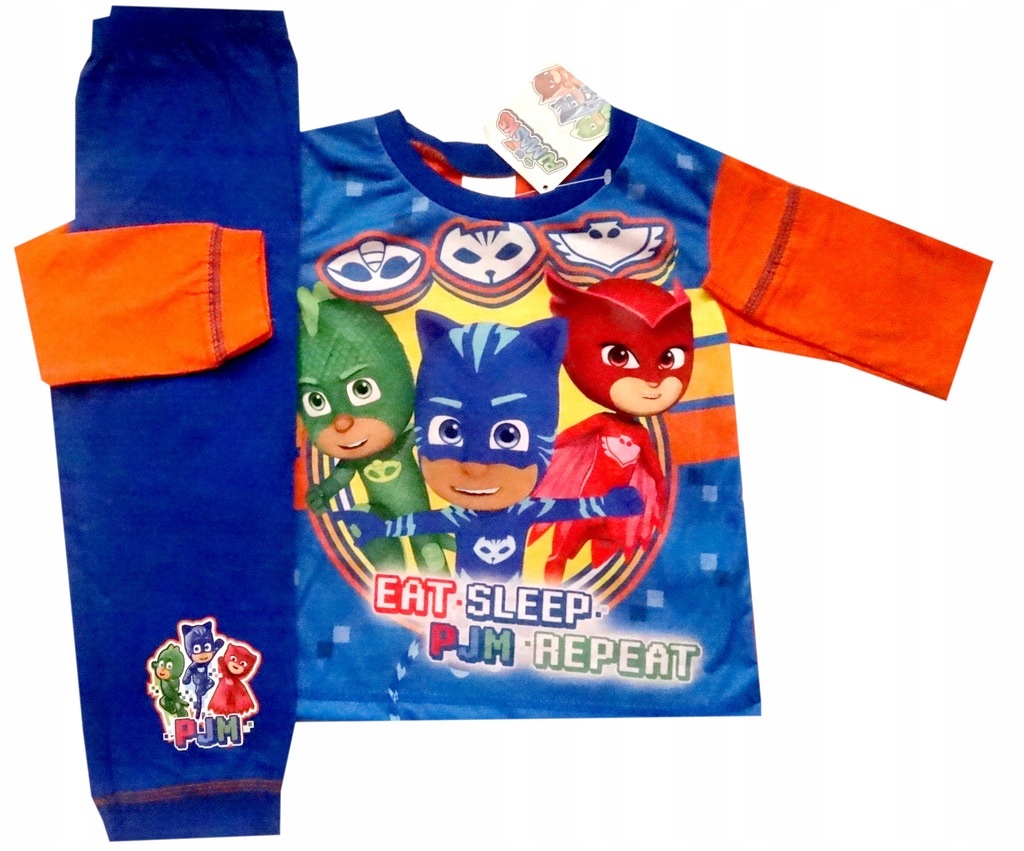 Pyžamo, župán - Pjmasky pjmasky pijama 92 modrá, pomarančová, viacsúdevá