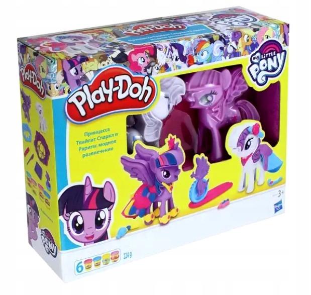 Modelovacia hmota - Zahrajte si cesto, môj malý poník súmrak rarity