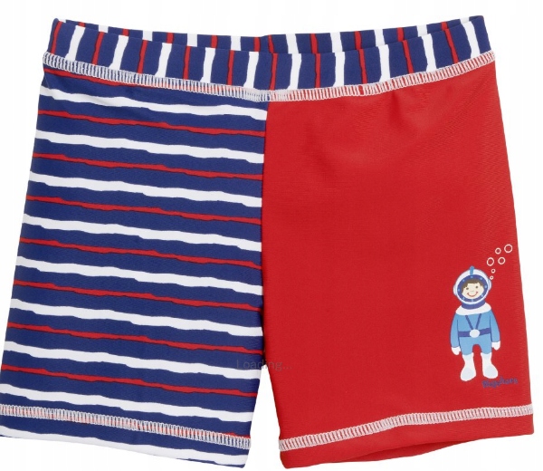 Detské plavky - Playshoes Boxers. 74 Červená, námornícka modrá