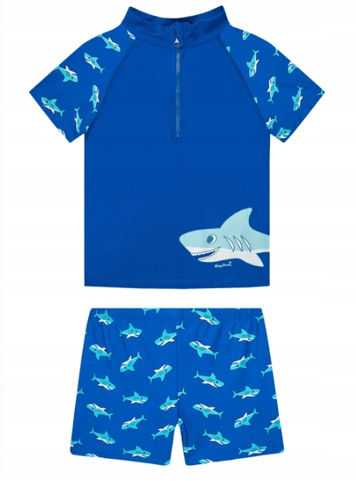 Detské plavky - Playshoes dva -kus outfit 86 Navy Blue