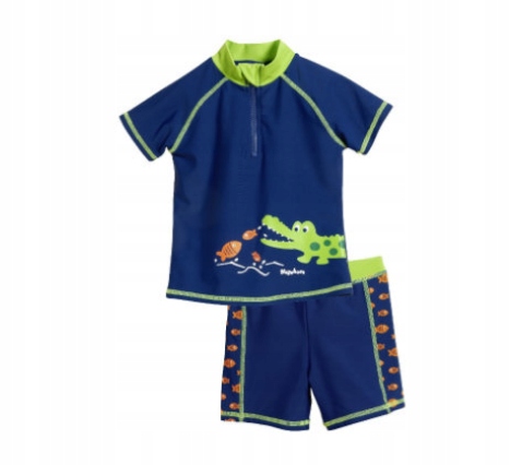 Detské plavky - Dva kusy hrajúce outfit 86 Navy Blue, Green