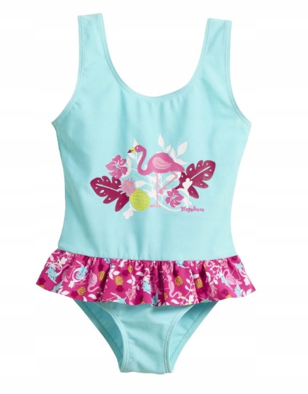 Detské plavky - Playshoes One -kus outfit 74 modrá, ružová