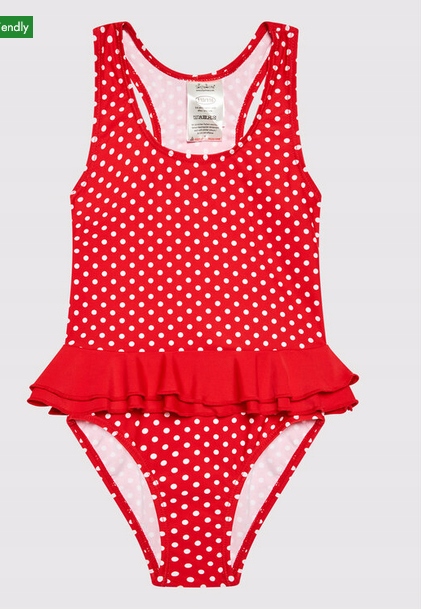 Detské plavky - Playshoes One -kus outfit. 110 červená