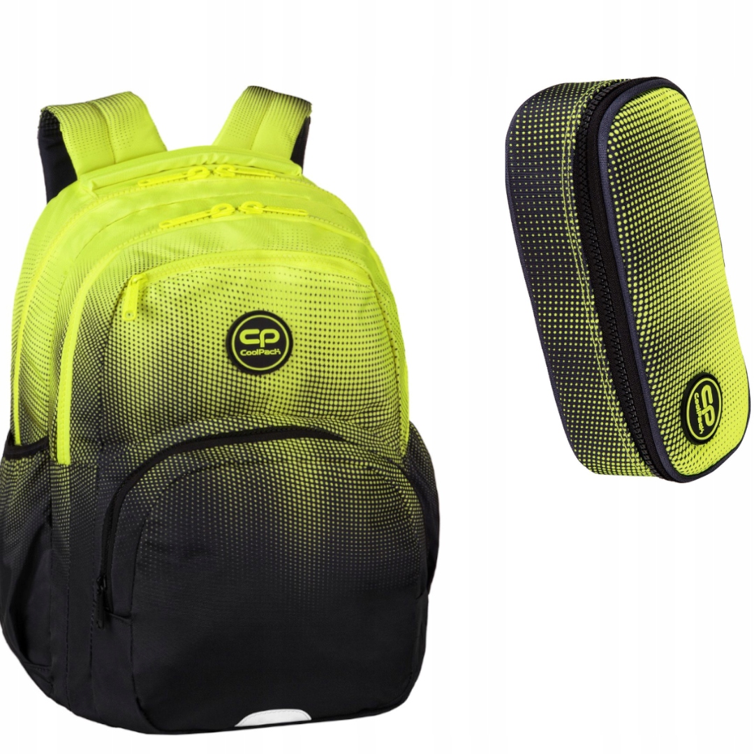 Coolpack Pick Gradient Citrón batoh +puzdro na ceruzku
