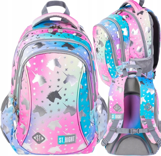 Batoh pre mládež St.right BP-26 Ombre Unicorns