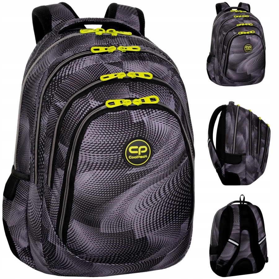 ŠKOLSKÝ BATOH ČIERNY 3D VZOR COOLPACK