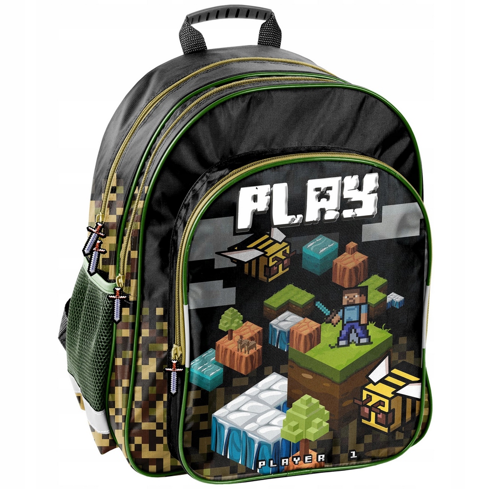 Paso School Batoh pre chlapca fanúšikovia Minecraft Game