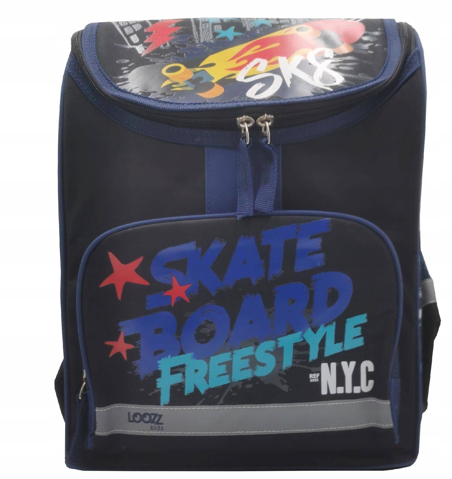 Aktovka - Školská batohová taška Loozez Play Skate Board