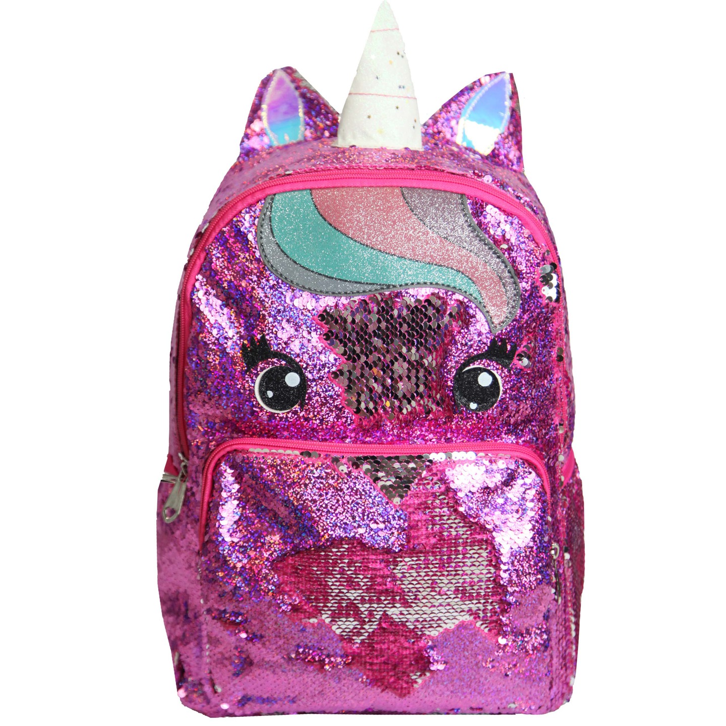 Single -Chamber School Backpack Kidodido Shades of Pink