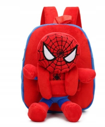Predškolský batoh - Plyšový batoh maskot 2in1 pavúk