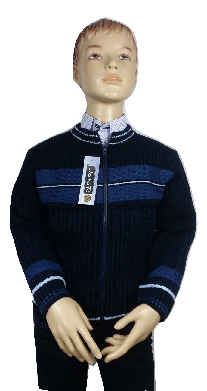 Detský sveter - Joter 134 Navy modrý sveter
