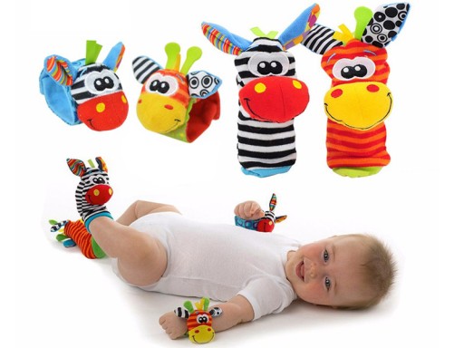4x PONOŽKY + RÚČKY SOZZY RATTLE