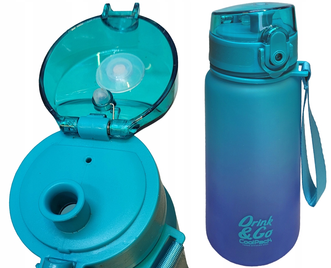 Detský desiatový box, fľaša - Handy Fľaša na vodu 400 ml Coolpack Striek Tritan