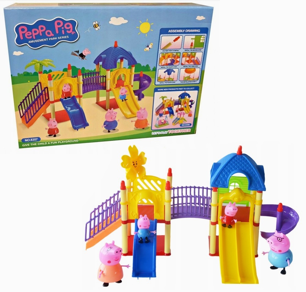IHRISKO PEPA PIG PARK ŠMYKĽAVA + POSTAVY