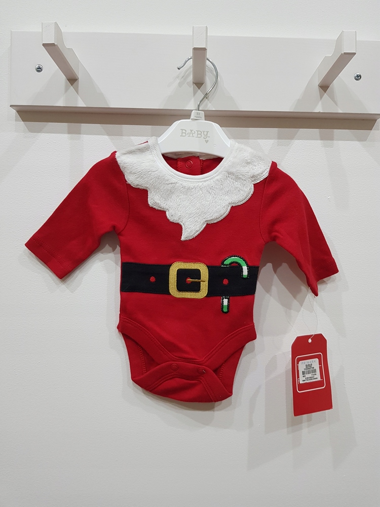 Detské body - Bavlna s dlhým rukávom primark 50 pripevnená západkou