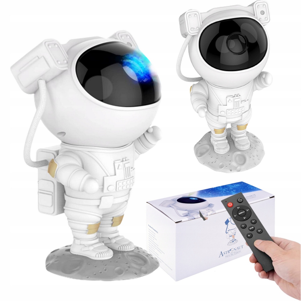 Projektor astronaut hviezdy LED LED lôžková lampa