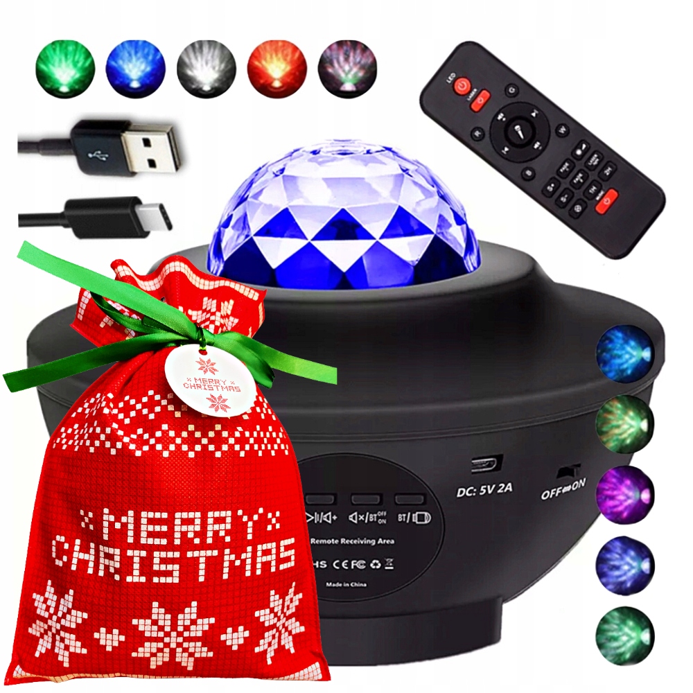 Lampa projektor minexo e785 viacfarebný