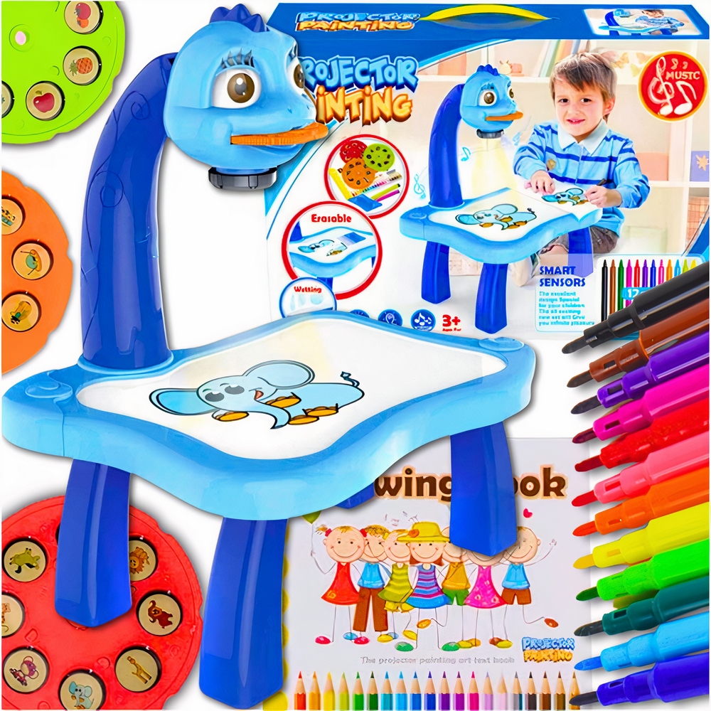Kresliaci projektor - Puzzle 1000 Zobraziť krajinu Wieś Las Dom 12+ Trefl